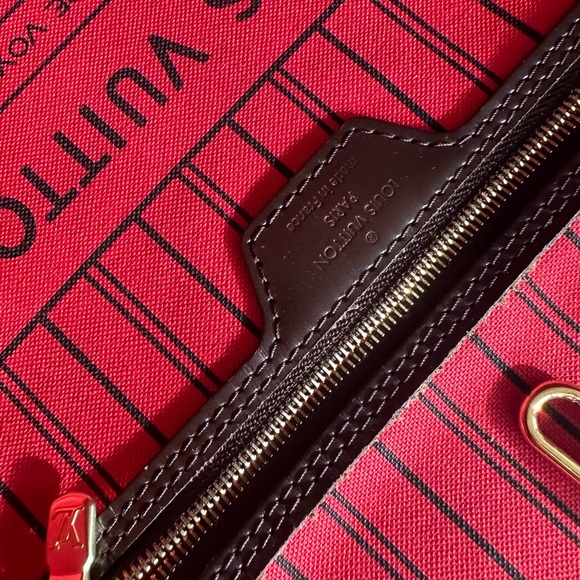 💙Auth Louis Vuitton Neverfull Damier Ebene Mm - Picture 10 of 10